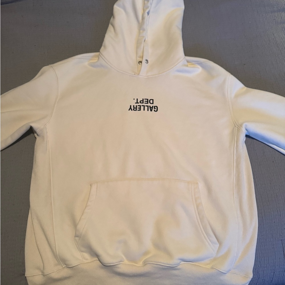Gallery Dept White Hoodie for Men